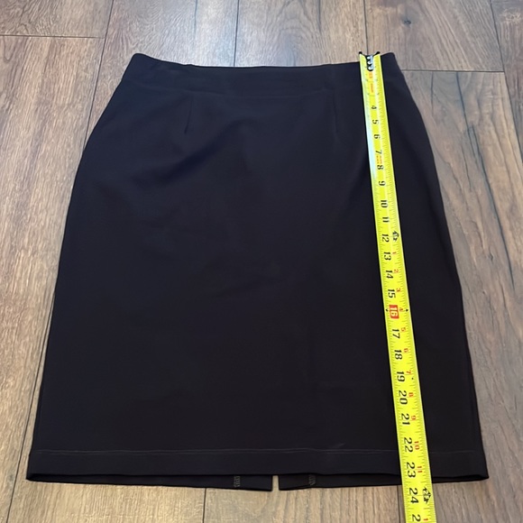 Eileen Fisher brown pencil skirt petite medium - Picture 2 of 6